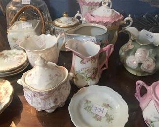 Antique Creamers and Sugars