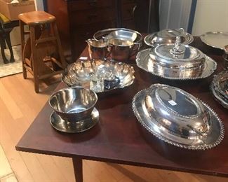 Misc Silver plate Serving Pieces