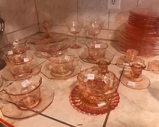 Pink Depression Glass