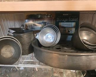 Vintage Aluminum kitchen items