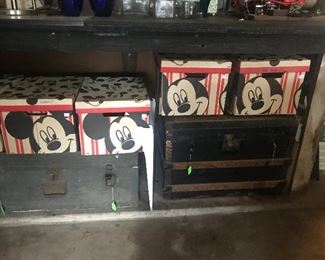 Vintage Mickey Mouse Boxes