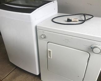 Kenmore Dryer and RCA top load washer