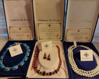 Certified reproduction Jackie Bouvier Kennedy jewelry