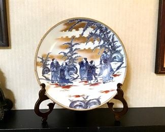 Japanese Porcelain Hand Painted Charger $125