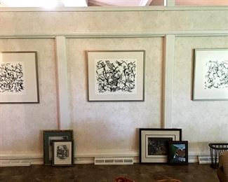 Clarence Van Duzer wood block prints, Nature Series $750 each