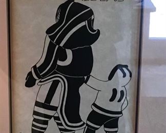 One of two prints by Enook Manomie $38 / each