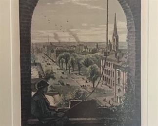 Engraving, Superior Street Cleveland Ohio $30