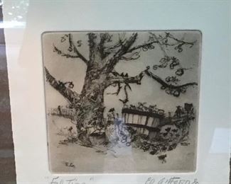 Engraving by Ed Gifford $30