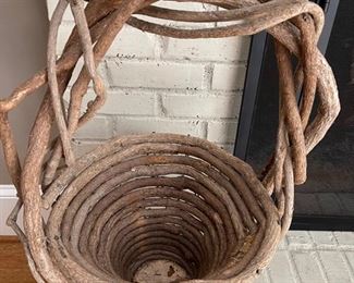 Unique Wood Basket