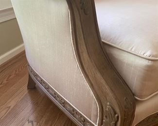 Silk Upholstered Chair