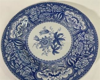 $35.00  each   Spode "Blue Room" Collection.  Transferware with Passionflower Medallion.  10" d, two available.