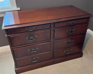 $280.00  Beautiful 6 drawer Filing Cabinet by Gurlocke Co., New York.  42" x 19" x 30"