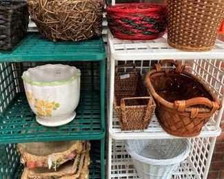 More planters and baskets