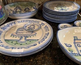 Birthday plates