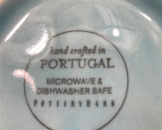 Potterybarn - hand crafted in Portugal