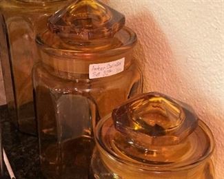 Amber canisters 