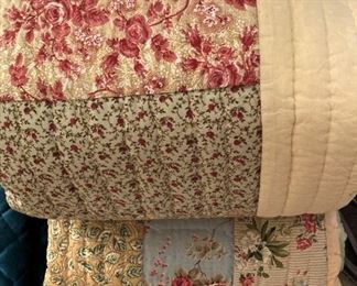 Adorable bedding for the twin beds