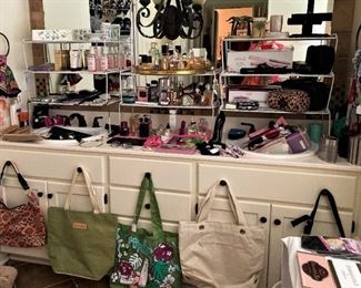 Vanity selections; shopping bags