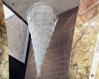 Gorgeous Crystal Chandelier (already taken down, packed and ready to go)