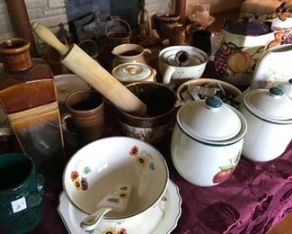 Pottery, Canisters, etc. 