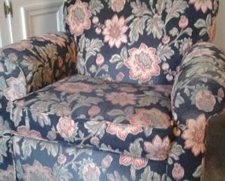Recliner with fun print