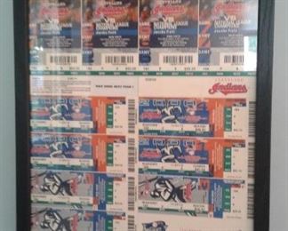 PHANTHOM BASEBALL TICKETS TO THE WORLD SERIES THAT THEY MISSED Cleaveland 2000