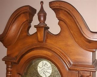 Grandfather clock, Manufactured by Montgomery Ward