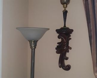 Lamp and wall fixture