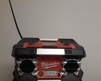 Milwaukee storage radio