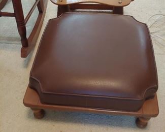 Ethan Allen Footstool & Camelback Footstool