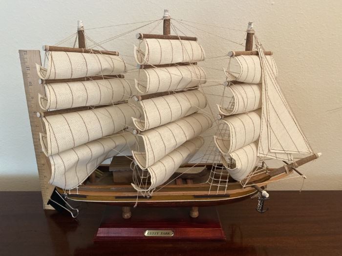 Sailing Ship Model of the CUTTY SARK.
