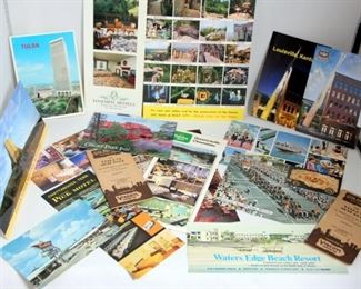 Postcards, Vintage Travel Brochures
