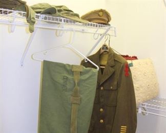 WWII Army Uniform and Access.