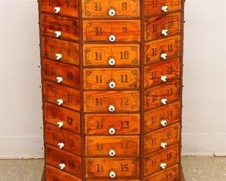 72 drawer Revolving Screw Cabinet