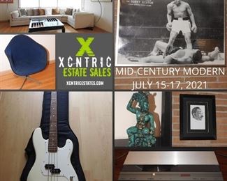XCNTRIC Estate Sales Homewood Mid Century Modern Estate Sale July 15-17, 2021