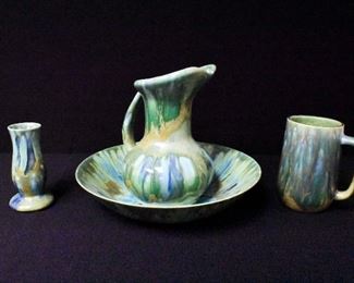 Monterey Jade Pottery (4 Pieces)