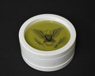 1970's Glessner Products Eagle Coasters Set of 4