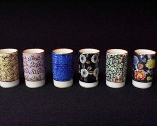 Sake Cups Set of 6
