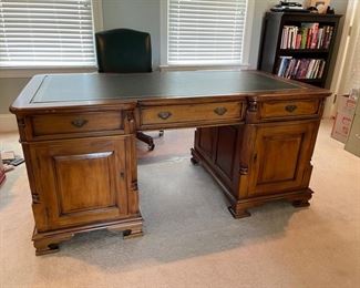 leather-top executive desk