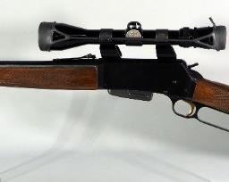 Browning Model BLR .308 Cal Lever Action Rifle SN# 13789PM127, With Redfield Tracker 3x-9x Scope, In Soft Case