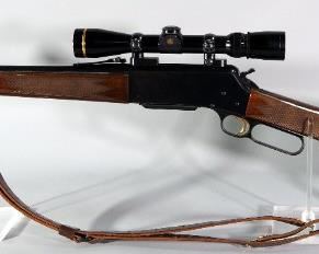 Browning 81 BLR .243 Lever Action Rifle SN# 02393NW227, With 2.5-8x Scope And Leather Sling