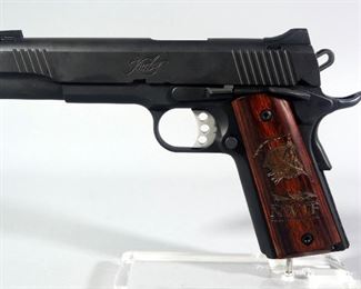 Kimber Custom II .45 ACP Pistol SN# NWTF740, With Engraved NWTF Handgrips And Paperwork, In Hard Case