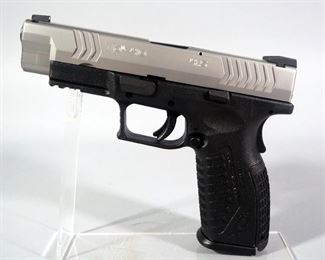 Springfield Armory XDm-40 .40 S&W Pistol SN# MG334923, 3 Total Mags, Holster, Mag Holder, Paperwork And More, In Hard Case