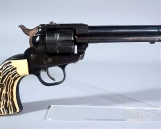 Ruger Single-Six .22 Cal 6-Shot Revolver SN# 65113, In Leather Holster With Belt