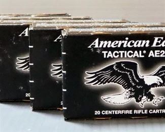 American Eagle .223 Rem Ammo, Approx 100 Rds