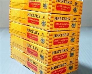 Herter's .223 Rem Ammo, Approx 100 Rds
