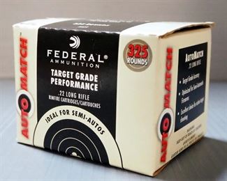 Federal AutoMatch .22LR Ammo, Approx 325 Rds
