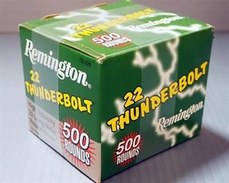 Remington 22 Thunderbolt .22LR Ammo, Approx 500 Rds