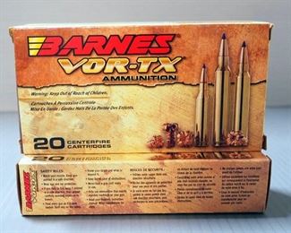 Barnes Vor-tx .308 Win Ammo, Approx 40 Rds