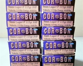 Corbon 9MM Ammo, Approx 200 Rds